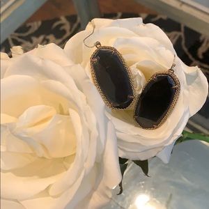 Kendra Scott black onyx earrings